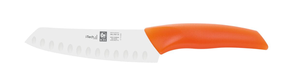 Cuchillo Santoku Troquelado de ICEL